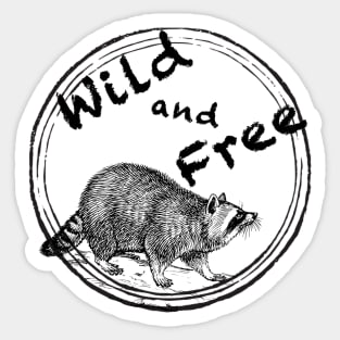 Wild and Free 12 Sticker